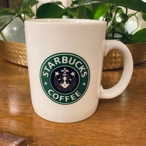 VTG 1980s Starbucks Coffee Mug Full Mermaid Split Tail RETIRED Siren Both Sides